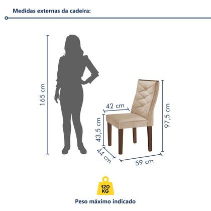 Imagem de Conjunto Mesa Redonda com Vidro e 4 Cadeiras Tampo Barcelona Yescasa