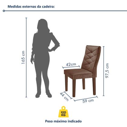 Conjunto Mesa Redonda com Vidro e 6 Cadeiras Tampo 120cmx120cm Barcelona Yescasa - Cel Móveis Imagem de Conjunto Mesa Redonda com Vidro e 6 Cadeiras Tampo 120cmx120cm Barcelona Yescasa