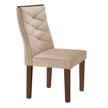 Imagem de Conjunto Mesa Redonda com Vidro e 6 Cadeiras Tampo 120cmx120cm Barcelona Yescasa