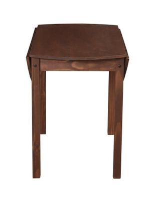 Imagem de Conjunto Mesa Redonda Dobrável com 4 Cadeiras em Madeira Maciça Cancun