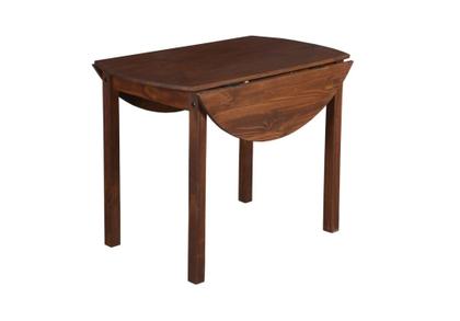 Imagem de Conjunto Mesa Redonda Dobrável com 4 Cadeiras em Madeira Maciça Cancun