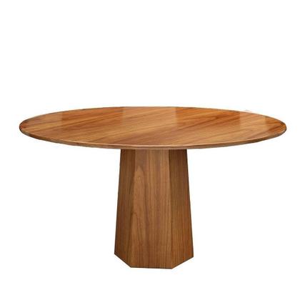 Imagem de Conjunto Mesa Redonda Roraima 1,35M com 6 Cadeiras Itália