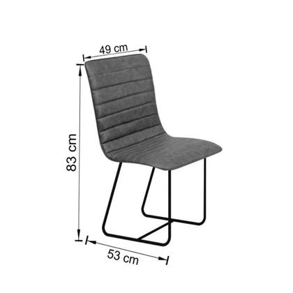Imagem de Conjunto Mesa Redonda Roraima 1,35M com 6 Cadeiras Itália
