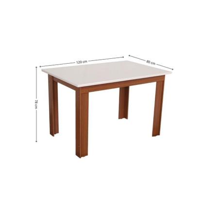 Imagem de Conjunto Mesa Retangular Luiza 4 Cadeiras - São Carlos