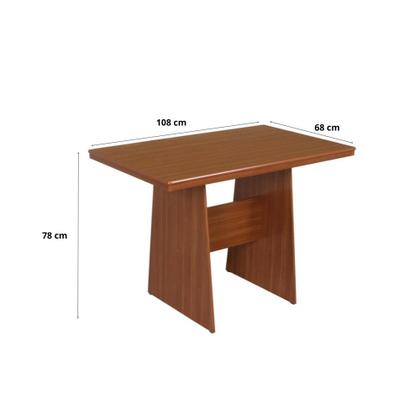Imagem de Conjunto Mesa Retangular Manuela 4 Cadeiras - São Carlos