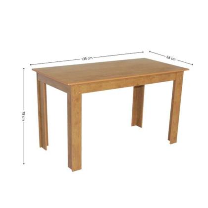 Imagem de Conjunto Mesa Retangular Pérola 6 Cadeiras - São Carlos