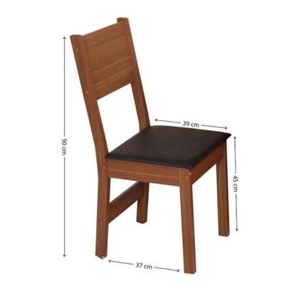 Imagem de Conjunto Mesa Retangular Pérola com 6 Cadeiras - São Carlos