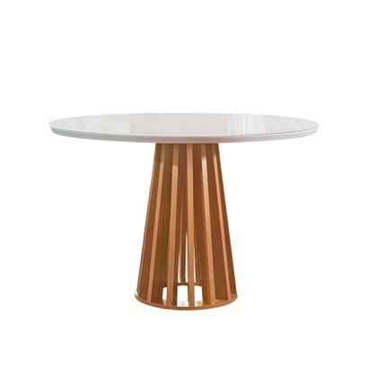 Imagem de Conjunto Mesa Tampo Redondo Plus Vidro Kansas 100cm 4 Cadeiras Arizona