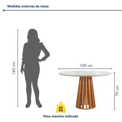 Imagem de Conjunto Mesa Tampo Redondo Plus Vidro Kansas 100cm 4 Cadeiras Arizona