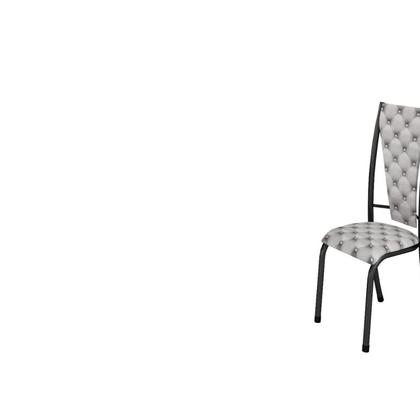 Imagem de Conjunto Mesa Tubular com 4 Cadeiras Monaco