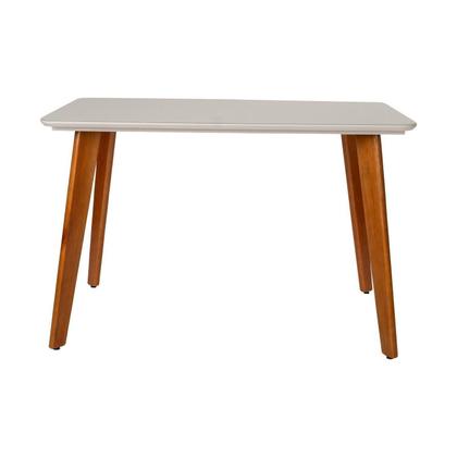 Imagem de Conjunto Mesa Verona com 4 Cadeiras Madeira Maciça e Estofada Bella Espresso Móveis