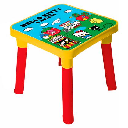 Imagem de Conjunto Mesinha Com Cadeira Infantil Para Crianças Temático Hello Kitty - Monte Líbano