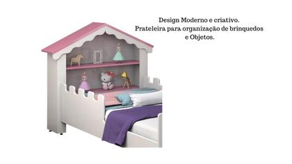 Imagem de Conjunto Mini Cama E Colchão Magia Infantil Quarto Menina