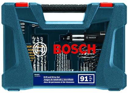 Imagem de Conjunto misto de perfuração e condução BOSCH MS4091 91 de 91 peças