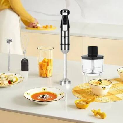 Imagem de Conjunto Mixer 5 Em 1 Moedor Misturador Batedor Inox 110v
