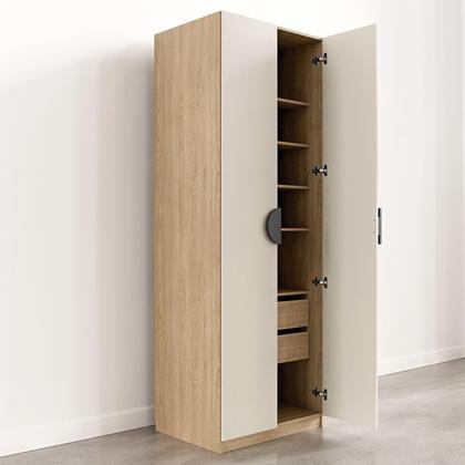 Imagem de Conjunto Modulado 4 Peças Cabideiro, Penteadeira com Espelho, Gavetas Joy CabeCasa MadeiraOriginals