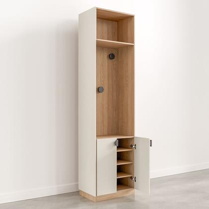 Imagem de Conjunto Modulado 4 Peças Cabideiro, Penteadeira com Espelho, Gavetas Joy CabeCasa MadeiraOriginals