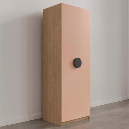 Imagem de Conjunto Modulado Infantil de Canto 3 Peças 6 Portas Nicho com 2 Gavetas e Sapateira Joy Kids CabeCasa MadeiraMadeira Salmão/Avena