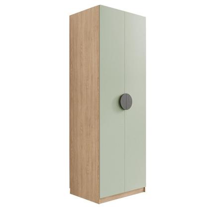 Imagem de Conjunto Modulado Joy 3 Peças Cabideiros, Nicho com 2 Gavetas e Sapateira Cabecasa Madeiramadeira Verde