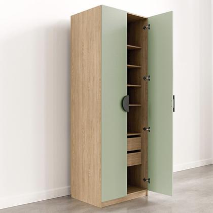 Imagem de Conjunto Modulado Joy 3 Peças Cabideiros, Nicho com 2 Gavetas e Sapateira CabeCasa MadeiraOriginals