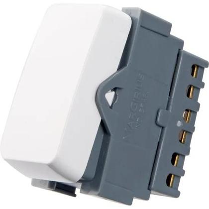 Imagem de Conjunto Módulo Interruptor Paralelo Margirius B3 PA019404 Branco 673080