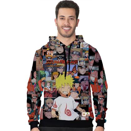 Imagem de Conjunto Moletom Adulto e Infantil Naruto Shippuden Anime Cosplay Top