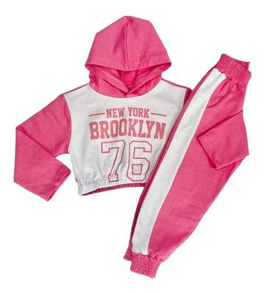 Imagem de Conjunto Moletom Blogueirinha Menina Infantil Roupa De Frio