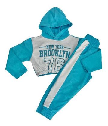 Imagem de Conjunto Moletom Blogueirinha Menina Infantil Roupa De Frio