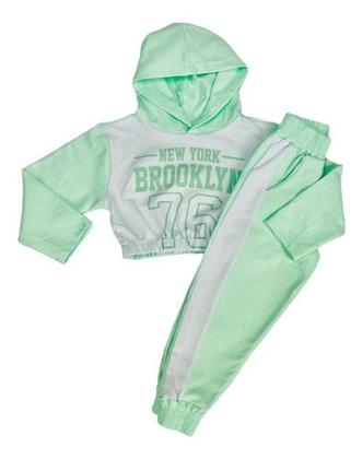 Imagem de Conjunto Moletom Blogueirinha Menina Infantil Roupa De Frio