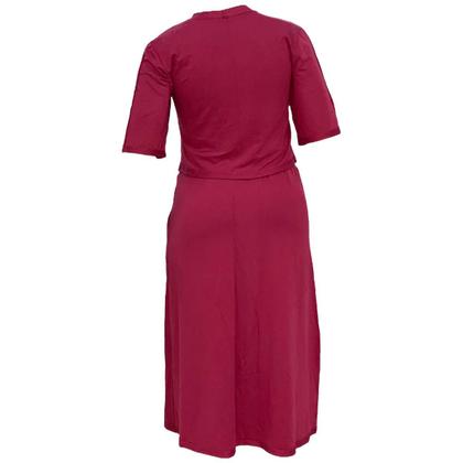 Imagem de Conjunto Moletom Blusa e Saia Midi