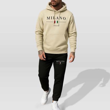 Imagem de Conjunto Moletom Blusa Frio Calça Milano Italy Abrigo Inverno