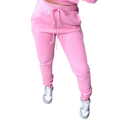 Imagem de Conjunto moletom calça e capuz feminino e masculino unissex inverno