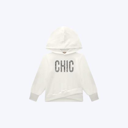 Imagem de Conjunto Moletom Com Capuz E Calça Legging Infantil Menina Milon 2000796 Marrom