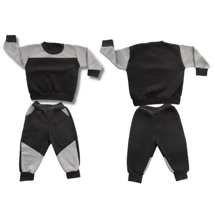 Imagem de Conjunto Moletom de Frio Infantil Grosso Menino Bebe Unissex