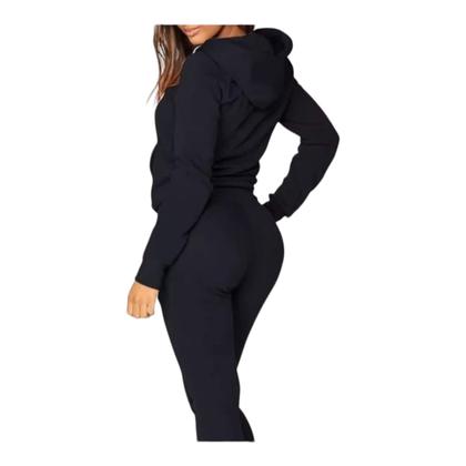 Imagem de Conjunto Moletom Feminino com Zíper Confortável Inverno