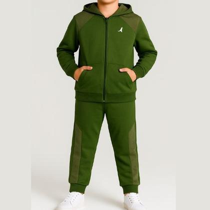 Imagem de Conjunto Moletom Infantil Masculino com Capuz e Bolso Canguru Rei Rex