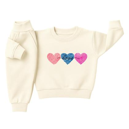 Imagem de Conjunto Moletom Infantil Menina Bebê Peluciado Flanelado Roupa Inverno Abrigo Capuz Kit 2 peças