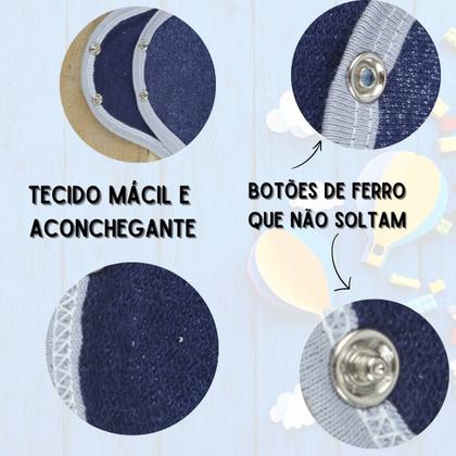 Imagem de Conjunto Moletom Kit 2 Peças Roupinha Bebê Menino Menina