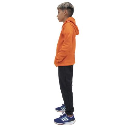 Imagem de Conjunto Moletom Menino Infantil Estampado Casaco de Frio Com Capuz e Calça Lisa Macia