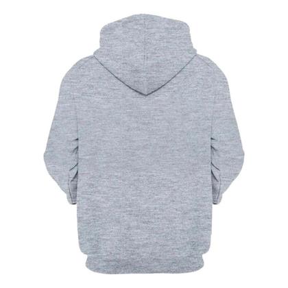 Imagem de Conjunto Moletom Plus Size Blusa Estampada e Calça Comprida Elastico na Cintura Cordao Ajustavel