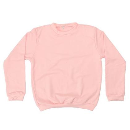 Imagem de Conjunto Moletom Rosa Bebê Feminino Gola Careca