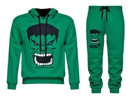 Imagem de Conjunto Moleton Infantil Hulk Blusa E Calça Roupa Menino