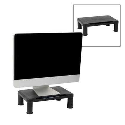 Imagem de Conjunto Monitor Stand Mind Reader de 2 pretos ajustáveis em altura