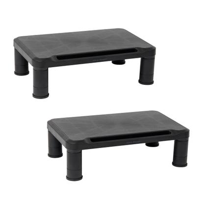 Imagem de Conjunto Monitor Stand Mind Reader de 2 pretos ajustáveis em altura