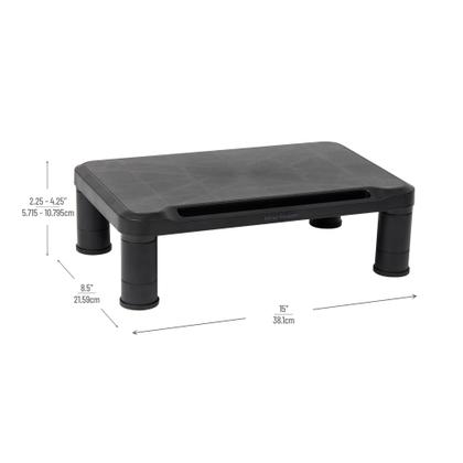 Imagem de Conjunto Monitor Stand Mind Reader de 2 pretos ajustáveis em altura