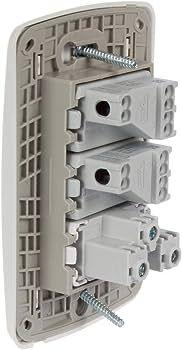 Imagem de Conjunto Montado 2 Interruptores Simples E 1 Tomada 2P+T 10A Pb S3B69050 Branco Miluz Schneider