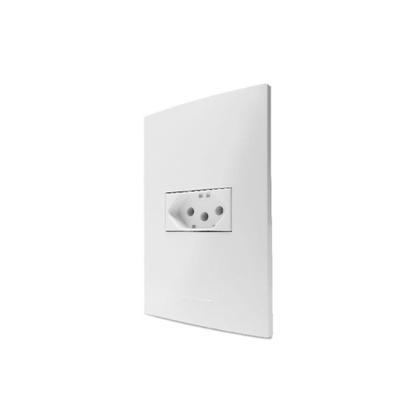 Imagem de Conjunto montado de 1 tomada com placa 4x2 20A branco Inovapro Alumbra
