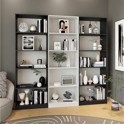 Imagem de Conjunto Montreal com 3 Estantes Livreiro Multiuso Yescasa