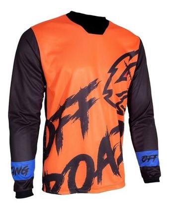 Imagem de Conjunto Motocross Amx Prime Laranja/preto/azul