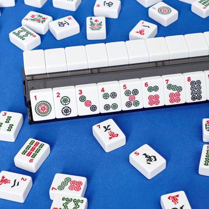 Imagem de Conjunto multifuncional de 4 Mahjongg Tile Rack & Pusher GUSTARIA